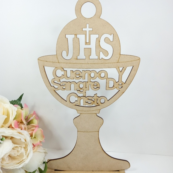 Chalice First Holy Communion Centerpiece. Cáliz Centro de mesa Primera Comunión - Picture 3 of 7